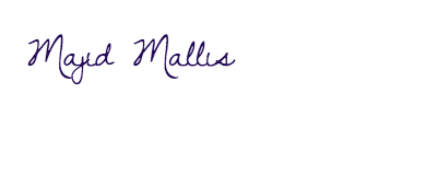 Majid Mallis signature